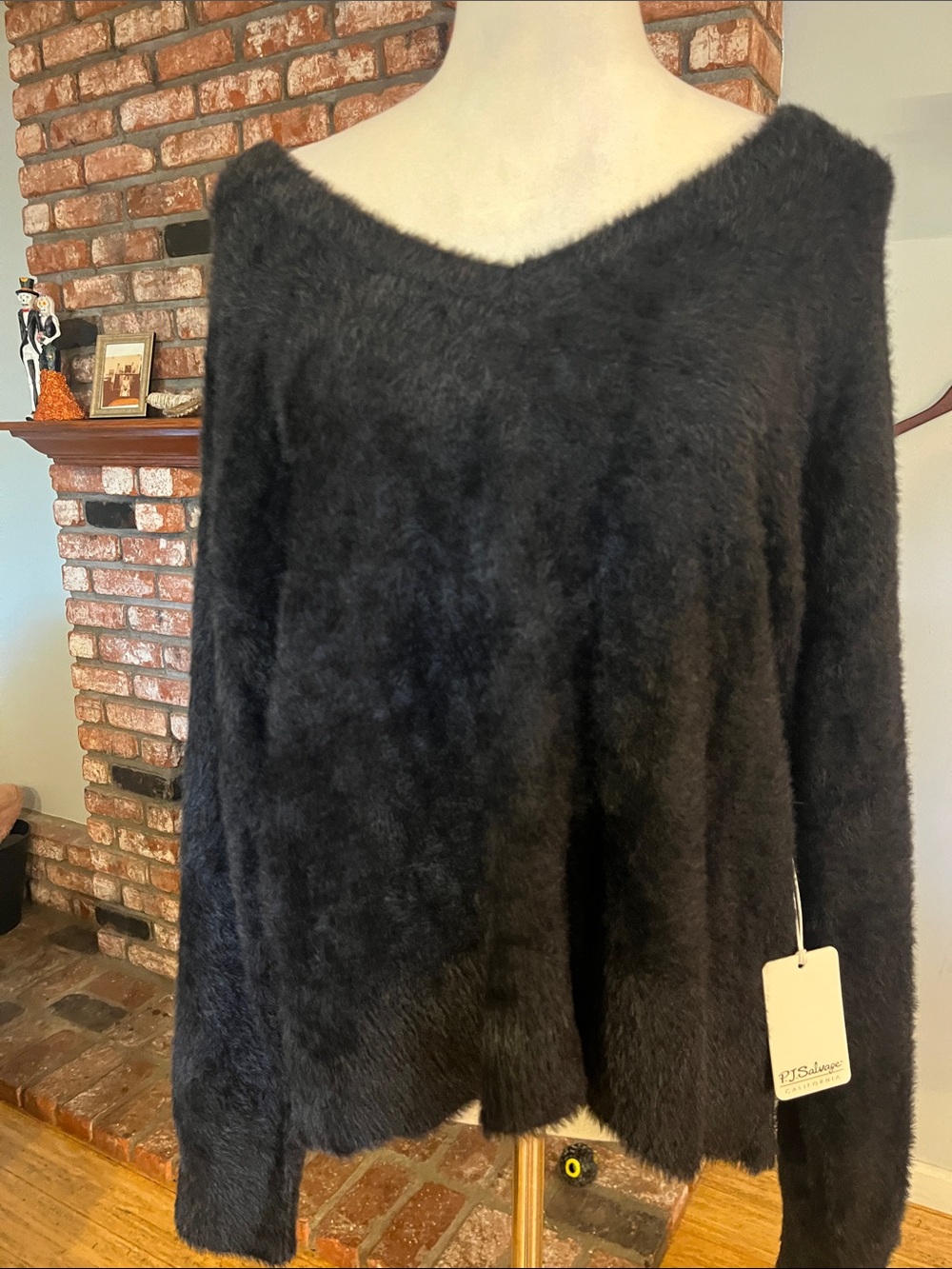 P.J. Salvage $90 Cozy & Chic Feather Knit Sweater